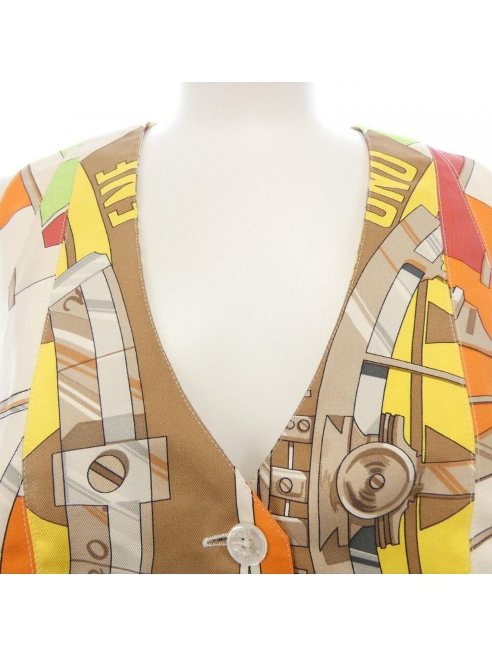 Hermes Vintage Sextants Twillaine Vest - Picture 5 of 5